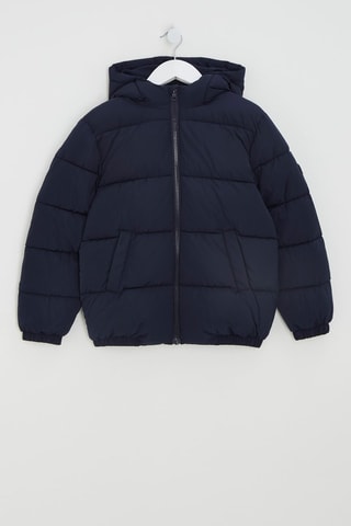 Doudoune à capuche - Bleu marine