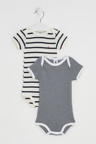 2 bodys - Noir et écru