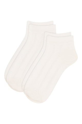 2 paires de chaussettes - Blanc