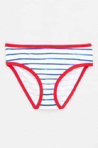 Culotte - Blanc et rouge