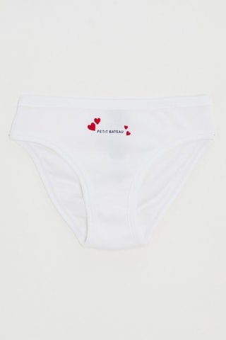 Culotte - Blanc et rouge