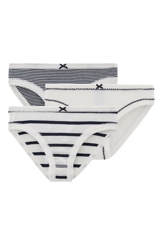 3 culottes - Blanc et noir