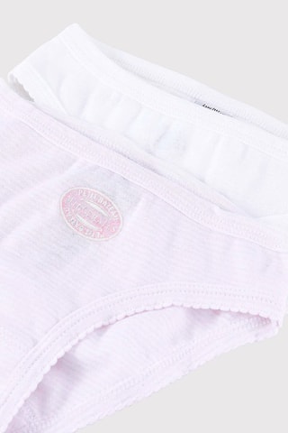 2 culottes - Blanc et rose