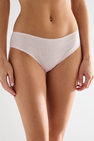 Culotte - Ecru et rose