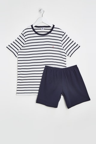 Pyjama - Blanc et bleu marine