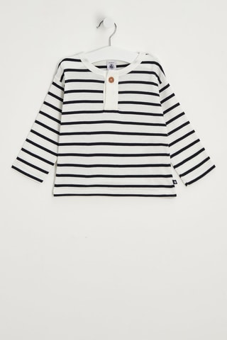 T-shirt - Blanc et marine