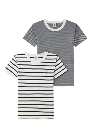 2 t-shirts - Blanc et noir