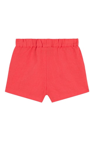 Short en lin. Orange