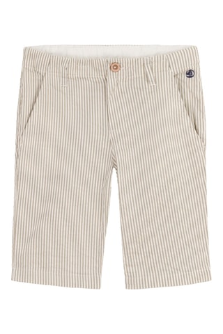 Short - Beige et blanc