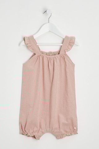 Combishort - Rouge et blanc