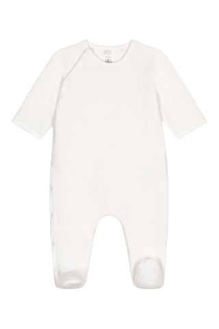 Dors-bien en velours - Blanc