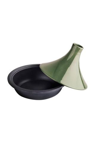 Tagine de aço fundido com tampa em cerâmica - 29 x 23,5 cm - 2,4 l