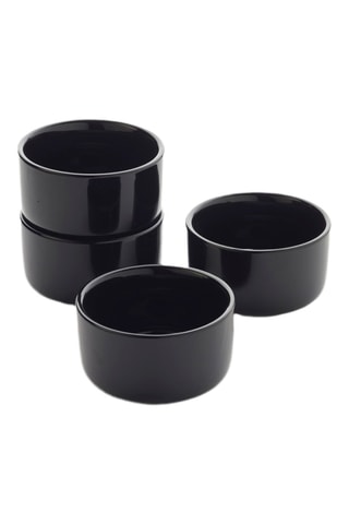 4 ramequins em cerâmica - 9 x 9 x 5 cm