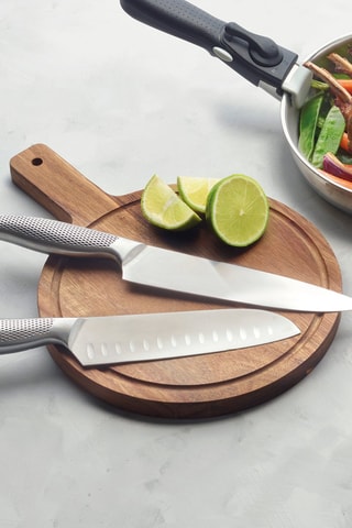 Faca de chefe em aço inoxidável