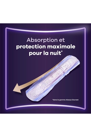 48 serviettes Fuites Urinaires Extra Secure Ultimate Night - Always
