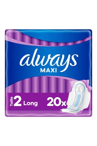 3 x 20 serviettes hygiéniques Always - Maxi long Plus - Taille 2