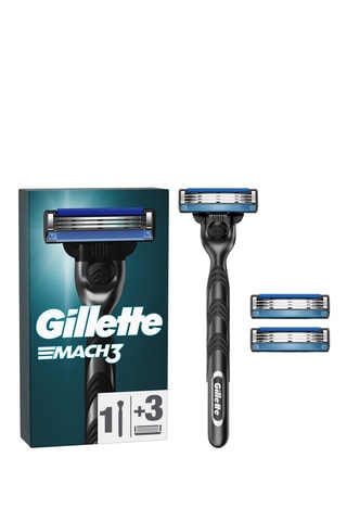 3 x Rasoir rechargeable Mach3 et 3 lames Mach3 Gillette