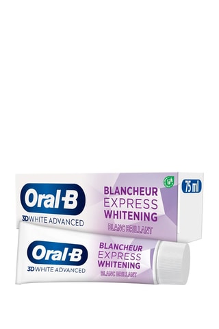 3 x Dentifrice Oral-B 3D White Advanced -Blancheur Express Blanc brillant - 75 ml