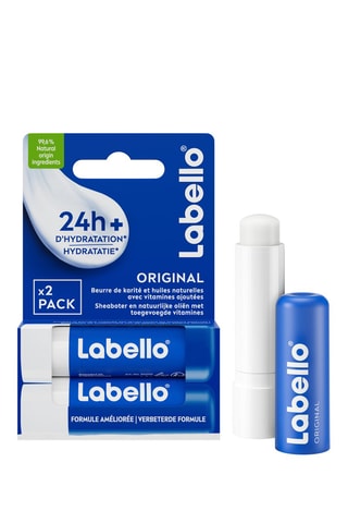 2 bálsamos para lábios Original - 2 x 4,8 g