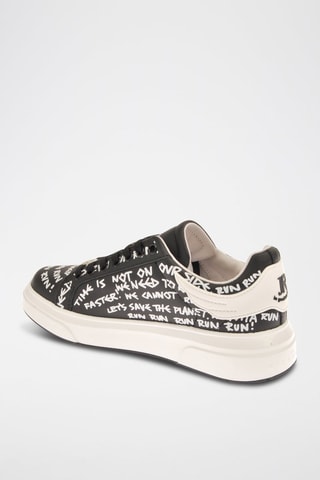 Sneakers en cuir - Noir