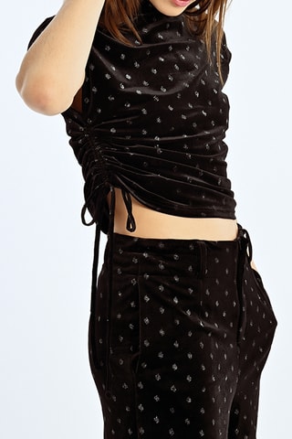 Crop top - Noir - Lili Sidonio