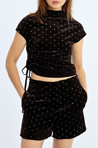 Crop top - Noir - Lili Sidonio