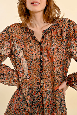 Blouse - Marron - Molly Bracken