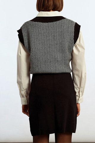 Gonna taglio dritto - Nero - Lili Sidonio