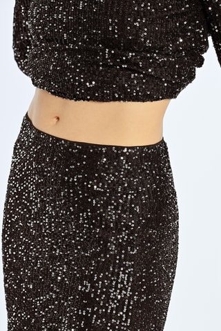 Gonna taglio dritto - Nero - Lili Sidonio