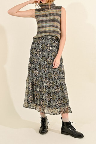 Jupe midi - Noir - Molly Bracken