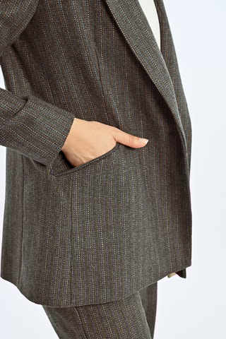 Blazer in lana - Grigio - Lili Sidonio