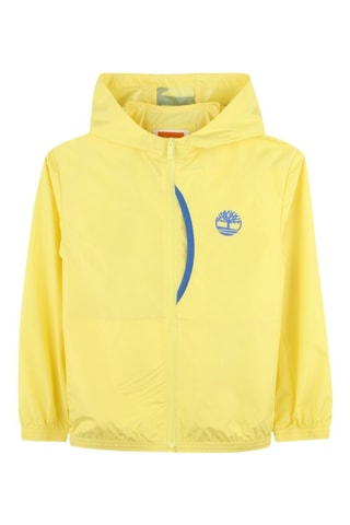 Cortavientos con capucha - Amarillo