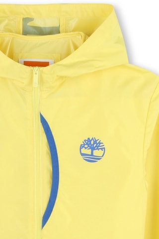 Cortavientos con capucha - Amarillo