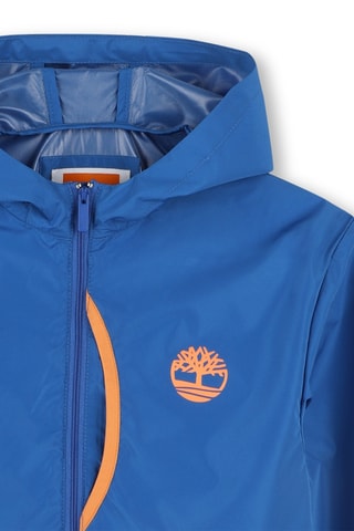 Cortavientos con capucha - Azul cobalto