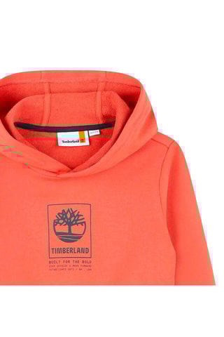 Sudadera de algodón orgánico - Naranja - Timberland