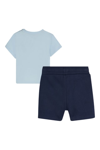 Camiseta y short - Azul claro y azul marino