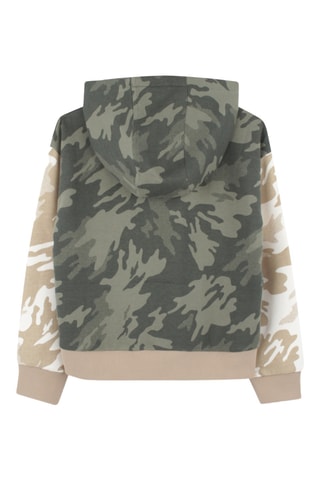 Sudadera con capucha - Caqui