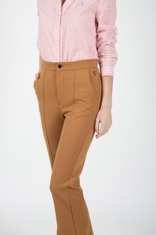 Pantalon bootcut - Marron