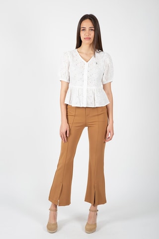 Pantalon bootcut - Marron