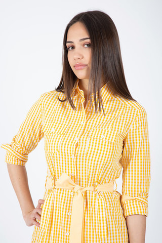 Robe chemise - Jaune