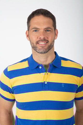 Polo - Bleu et jaune