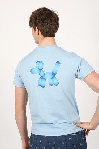 T-shirt regular - Bleu