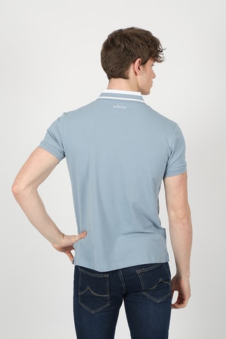 Polo regular - Bleu