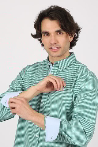 Chemise regular - Vert