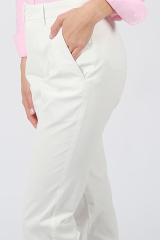 Pantalon regular - Blanc
