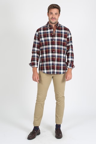 Chemise regular - Rouge