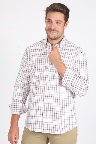 Chemise regular - Rouge