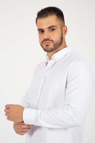 Chemise regular - Blanc