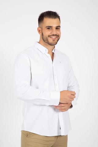Chemise regular - Blanc