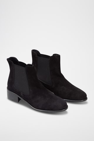 Bottines Chelsea en cuir - Noir